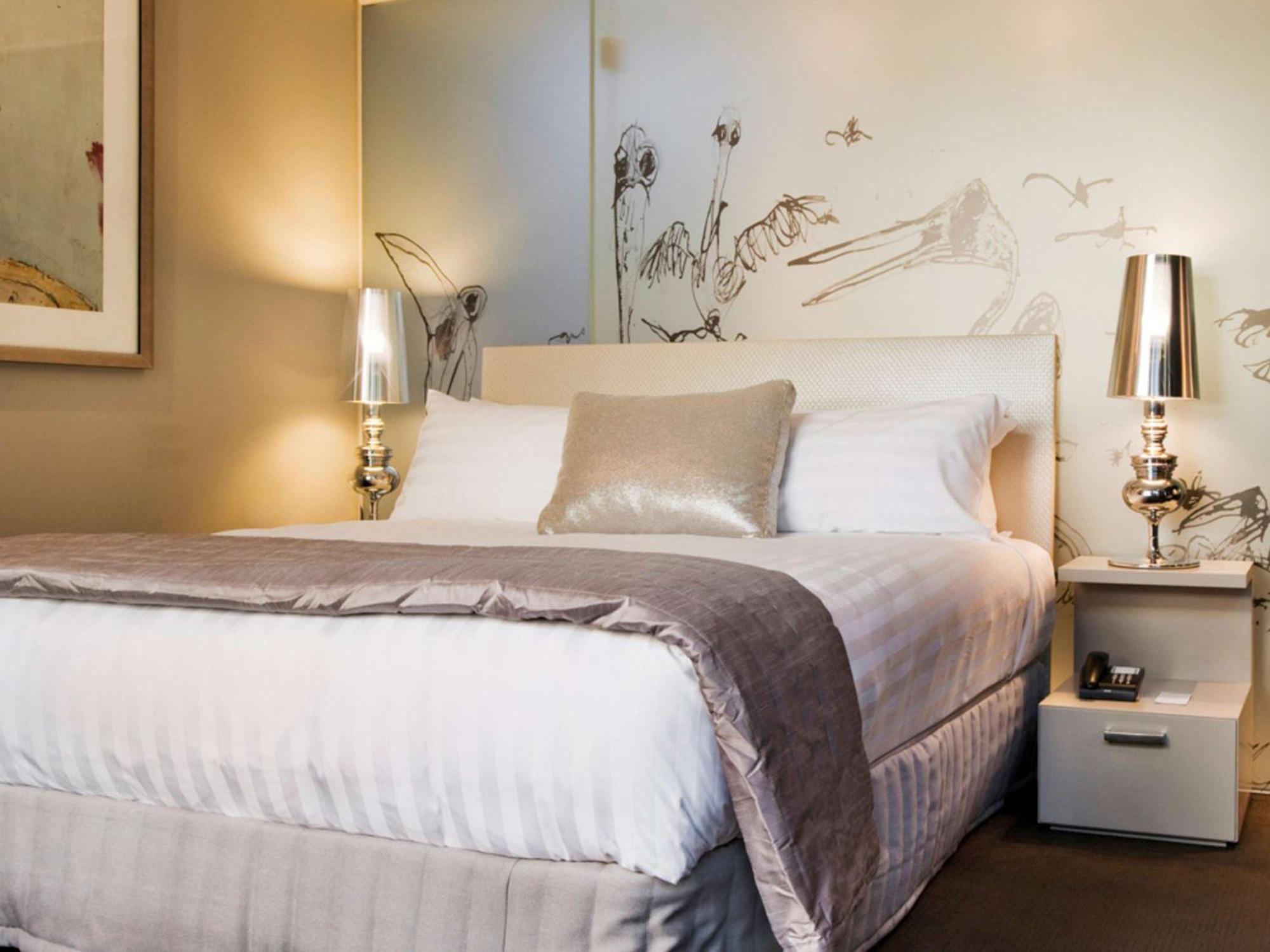 فندق آرت سيريز - ذا أولسن ملبورن المظهر الخارجي الصورة A bedroom at the hotel